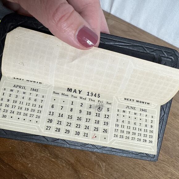 Arrow Safety Device Mt Holly New Jersey 1945 Advertising Calendar MCM Ads 1940s - Picture 8 of 8